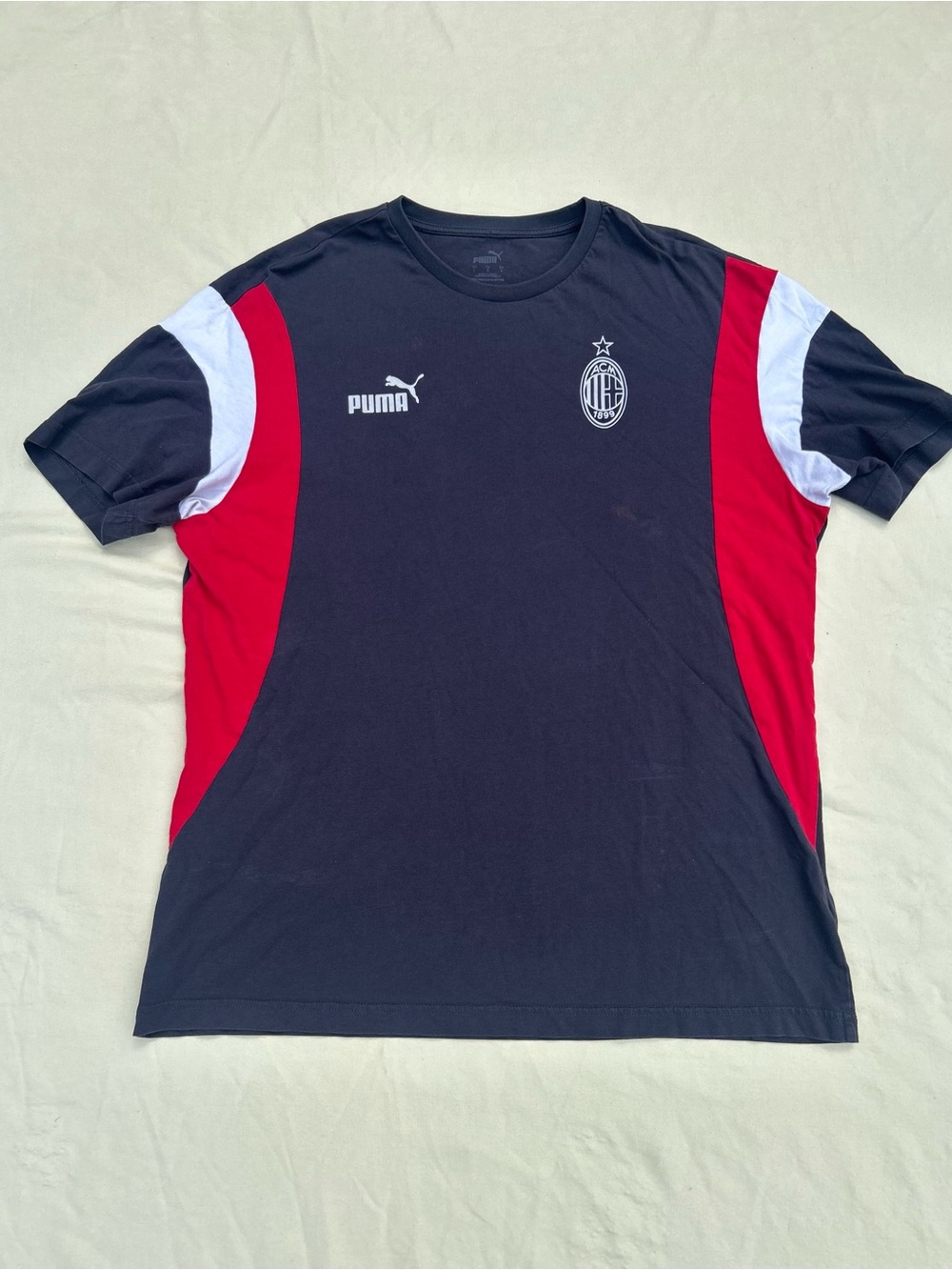 Puma Men's Black & Red Athletic T-Shirt